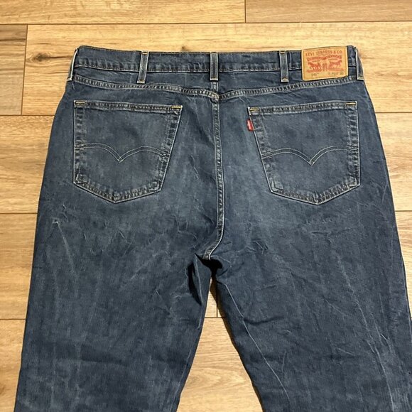 Men's Levis 541 Athletic Taper Fit Denim Jeans SZ 40x30 Blue Stretch Modern - Picture 12 of 13